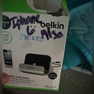 Belkin Silver and Black Charge + Sync Dock